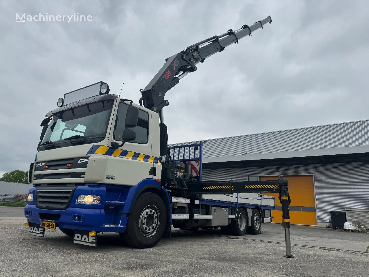 автодигалка DAF CF 85 Laadbak Kraan Hiab 377 EP-5