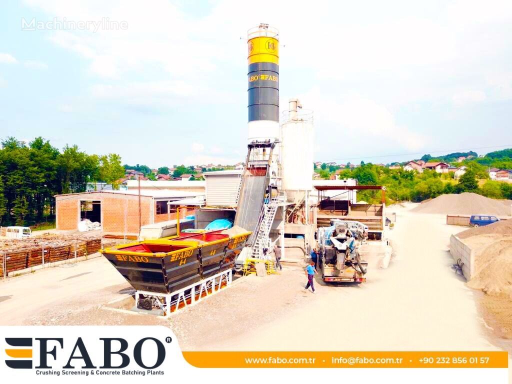 нови фабрика за бетон FABO БЕТОННЫЙ ЗАВОД FABOMIX COMPACT-60 | НОВЫЙ ПРОЕКТ | В НАЛИЧИИ