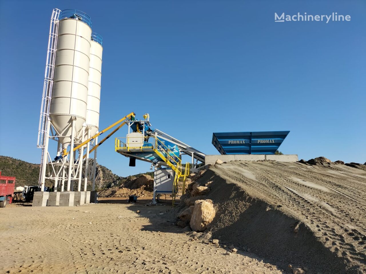 нови фабрика за бетон Promax Mobile Concrete Batching Plant M60-SNG (60m3/h)
