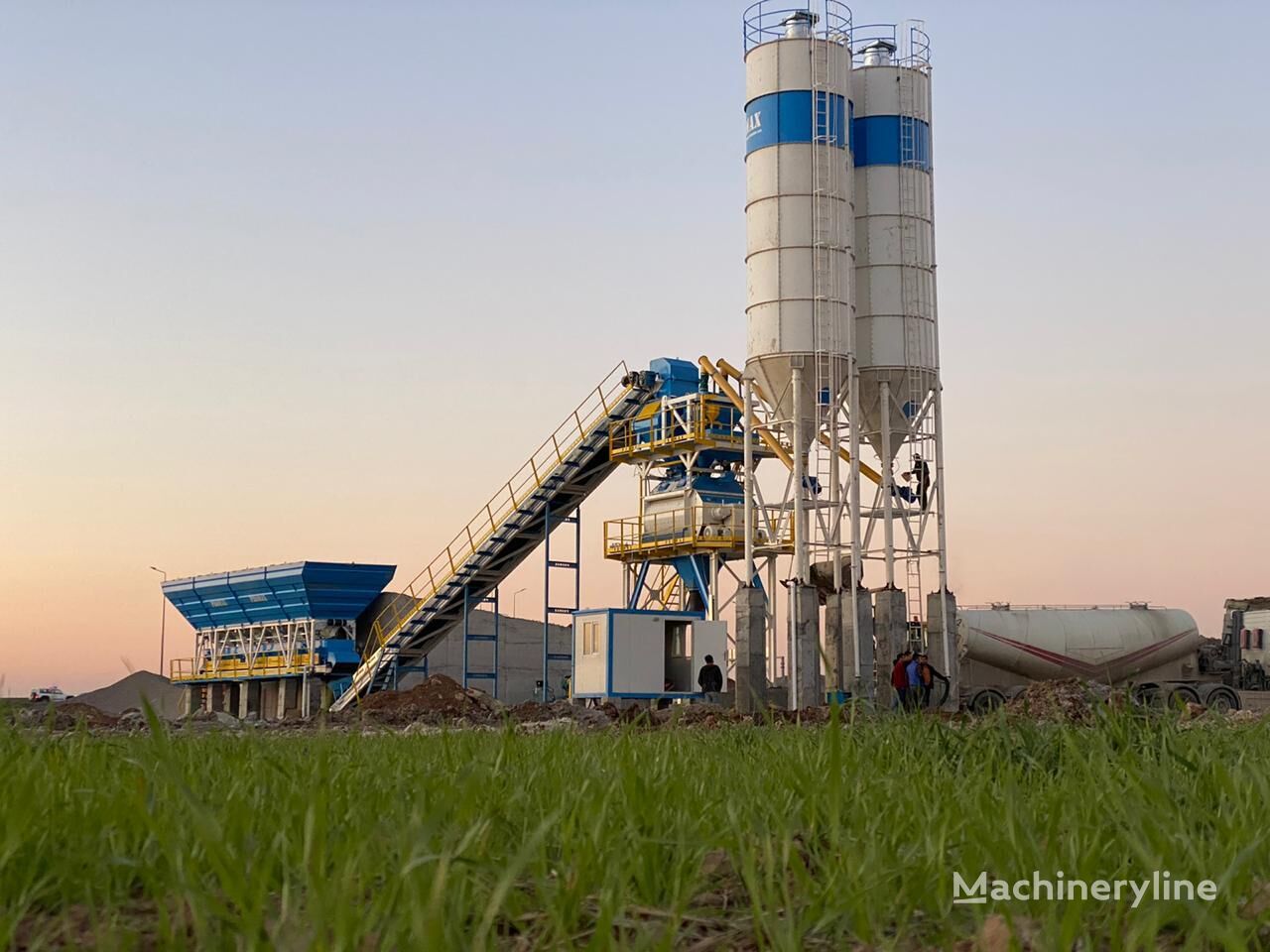 нови фабрика за бетон Promax STATIONARY Concrete Batching Plant PROMAX S130-TWN (130m3/h)