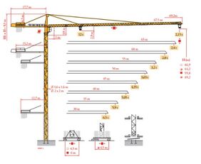 кула кран POTAIN MD238