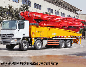 пумпа за бетон Sany  на шасија Mercedes-Benz 56 Meter Truck Mounted Concrete Pump for Sale in Cameroon
