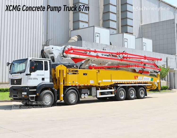 пумпа за бетон XCMG Concrete Pump Truck 67m for Sale Price in Algeri  на шасија Sitrak Howo 6x4 Truck