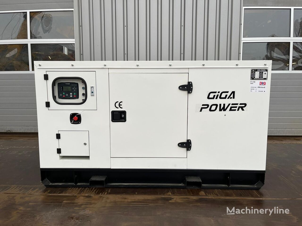 нови дизел генератор Giga Power 37.5 KVA closed generator set - LT-W30GF